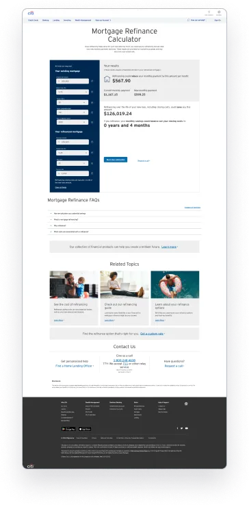 Mortgage Refinance Calculator