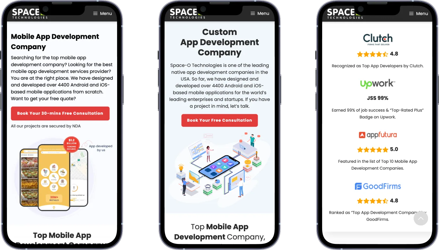 Mobile layouts on a Bootstrap build