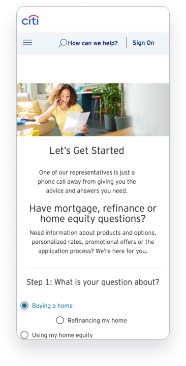 Let's Get Started, mobile