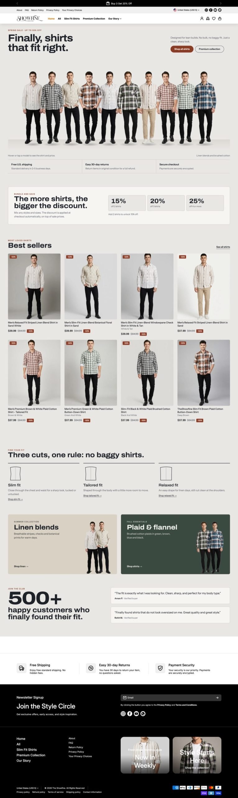 Home page