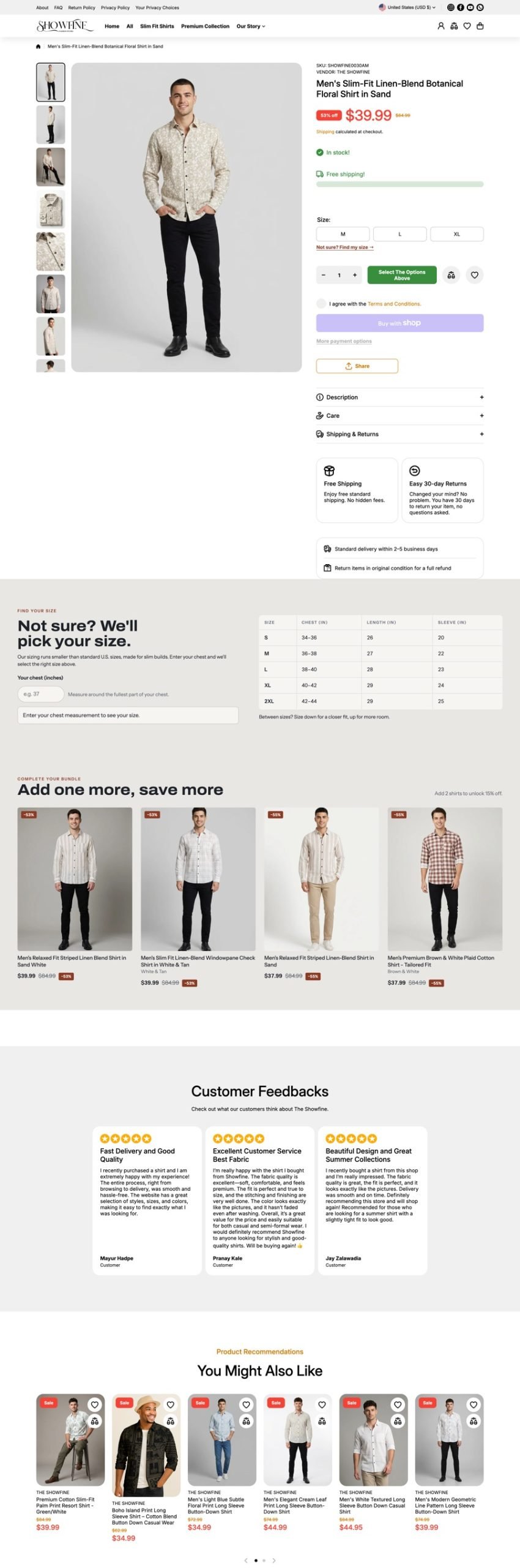 Product page